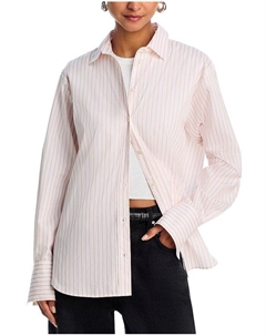 Рубашка оверсайз, розовый Frame