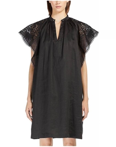 2 Мини-платье Astor с оборками на рукавах, черный Max mara studio