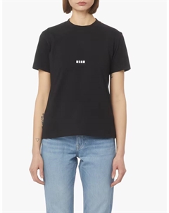 Футболка с логотипом, черный Msgm