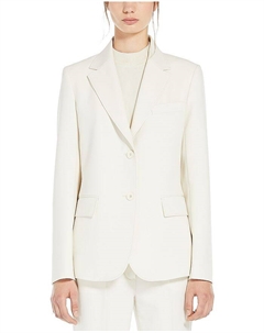 Однобортный блейзер Uva, слоновая кость/кремовый Weekend max mara