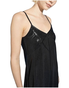 Платье миди из мерцающего джерси, черный Max&co