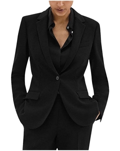 Блейзер Admiral Crepe Staple, черный Theory