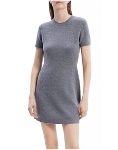 Платье из шерсти и кашемира, серый Theory