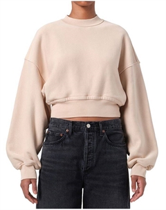 Комплект суженного свитера с круглым вырезом, розовый Agolde