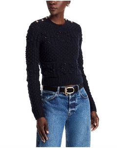 Свитер с круглым вырезом, синий Frame