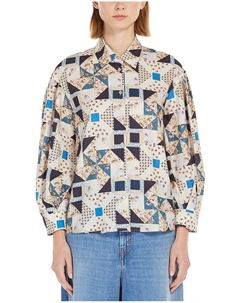 Рубашка Мескаль, коричневый/бежевый Weekend max mara