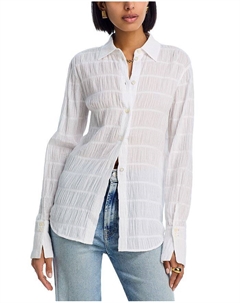 Рубашка со сборками, белый Frame