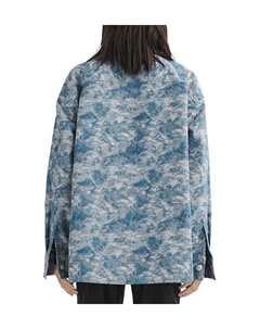 Джинсовая куртка-рубашка Lory большого размера, синий Rag & bone