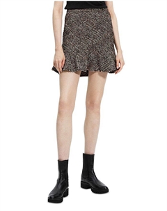 Диагональная мини-юбка, зеленый Theory