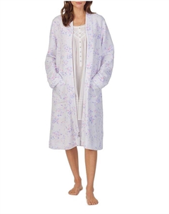 Халат на молнии «Вальс», фиолетовый Eileen west
