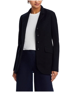 Длинный шерстяной блейзер Slade, черный Rag & bone