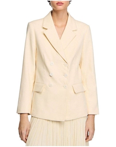 Двубортный пиджак, слоновая кость/кремовый Sandro