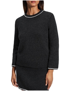 Твидовый свитер, черный Theory