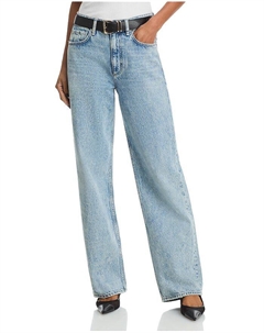 Джинсы Shea High Rise Straight в цвете Quincy, синий Rag & bone