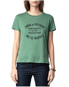 Футболка Walk Ico Blason, зеленый Zadig&voltaire