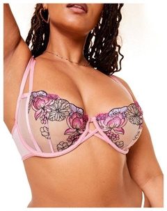 Женский бюстгальтер-балконет больших размеров Jayda без подкладки, розовый Adore me