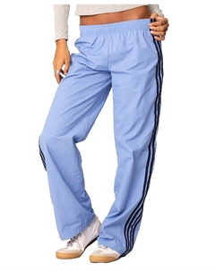 Нейлоновые брюки Никки, синий Edikted