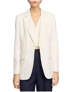 Пиджак с пайетками, слоновая кость/кремовый Sandro