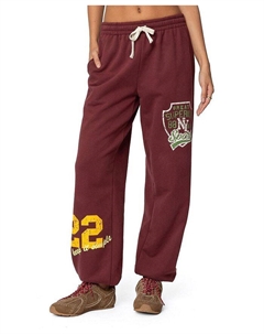 Спортивные брюки Bramty большого размера, красный Edikted