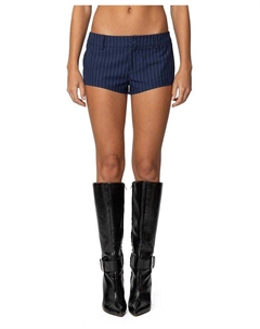 Микро-шорты Harrison Pinstripe, синий Edikted