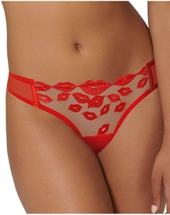 Вышитые сетчатые трусы Marian, красный Bluebella