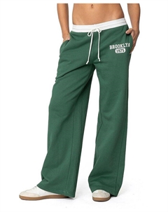 Спортивные штаны Brookie, зеленый Edikted