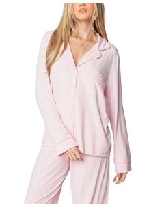 Рубашка на пуговицах Жанетт, розовый Edikted