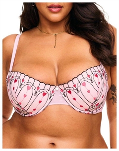 Amorette женский бюстгальтер-балконет больших размеров Contour, розовый Adore me