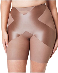 Корректирующие шорты средней посадки, коричневый Spanx