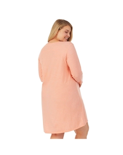 Ночная рубашка с длинными рукавами Essentials больших размеров Cuddl duds