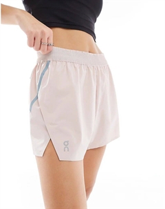 Шорты в розовом цвете On running