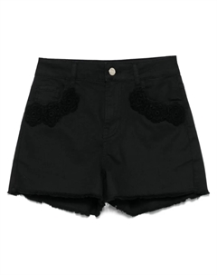 Шорты в технике кроше, черный Liu jo