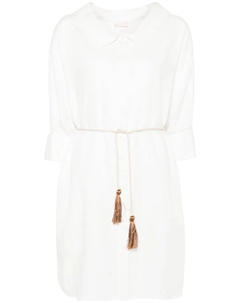 Платье мини в полоску, белый Liu jo