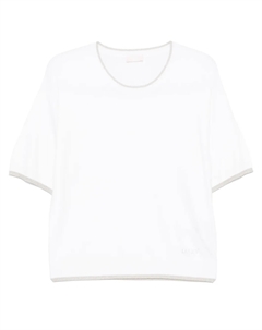 Топ тонкой вязки, белый Liu jo