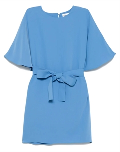 Мини-платье PAROSH с поясом, синий Parosh