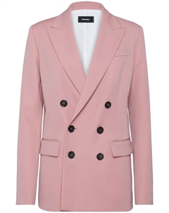 Двубортный блейзер, розовый Dsquared2