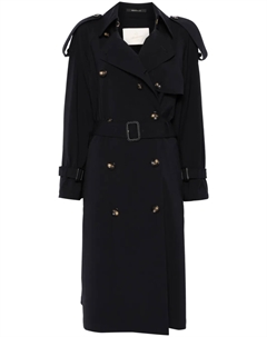 Тренчкот с поясом, черный Montecore