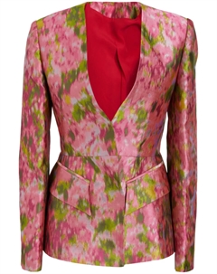 Блейзер с принтом, розовый Del core