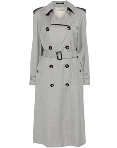 Тренч из вирджинской шерсти, серый Montecore