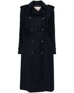 Тренч из вирджинской шерсти, синий Montecore