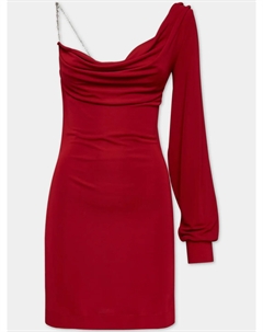 Мини-платье с одним рукавом, красный Dsquared2