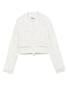 Куртка с бахромой, нейтральный Msgm