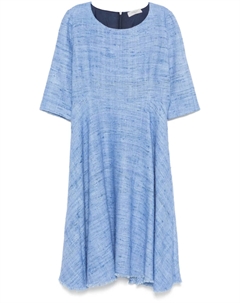 Расклешенное платье-миди, синий Charlott