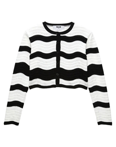 Кардиган с узором, черный Msgm