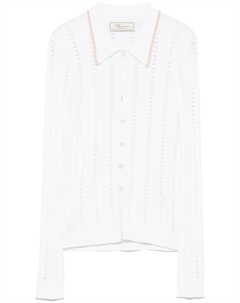 Рубашка в рубчик, белый Blumarine