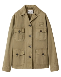 Куртка с карманами, зеленый Miu miu