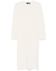 Платье миди из ткани букле, нейтральный Theory