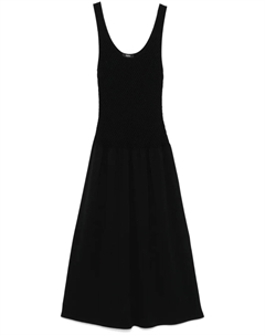 Трикотажное платье миди, черный Theory