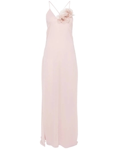Платье с цветочной аппликацией, розовый Blumarine