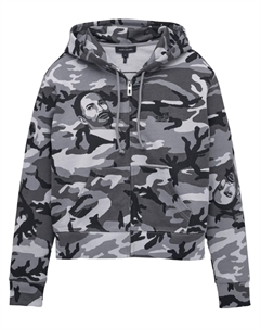 Худи с вышитым логотипом, серый Marc jacobs